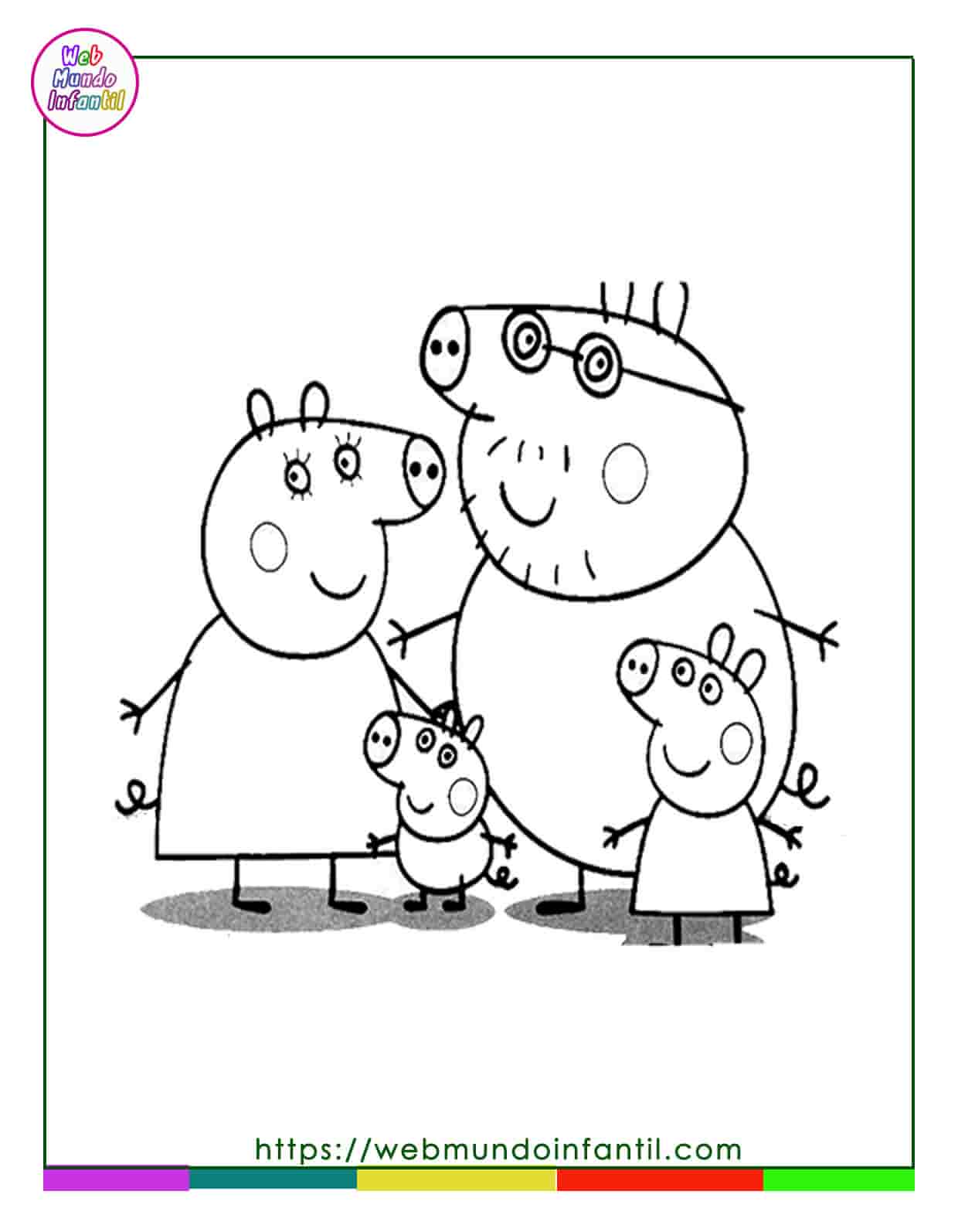 Dibujos De Peppa Pig Para Colorear Imprimir Y Pintar 