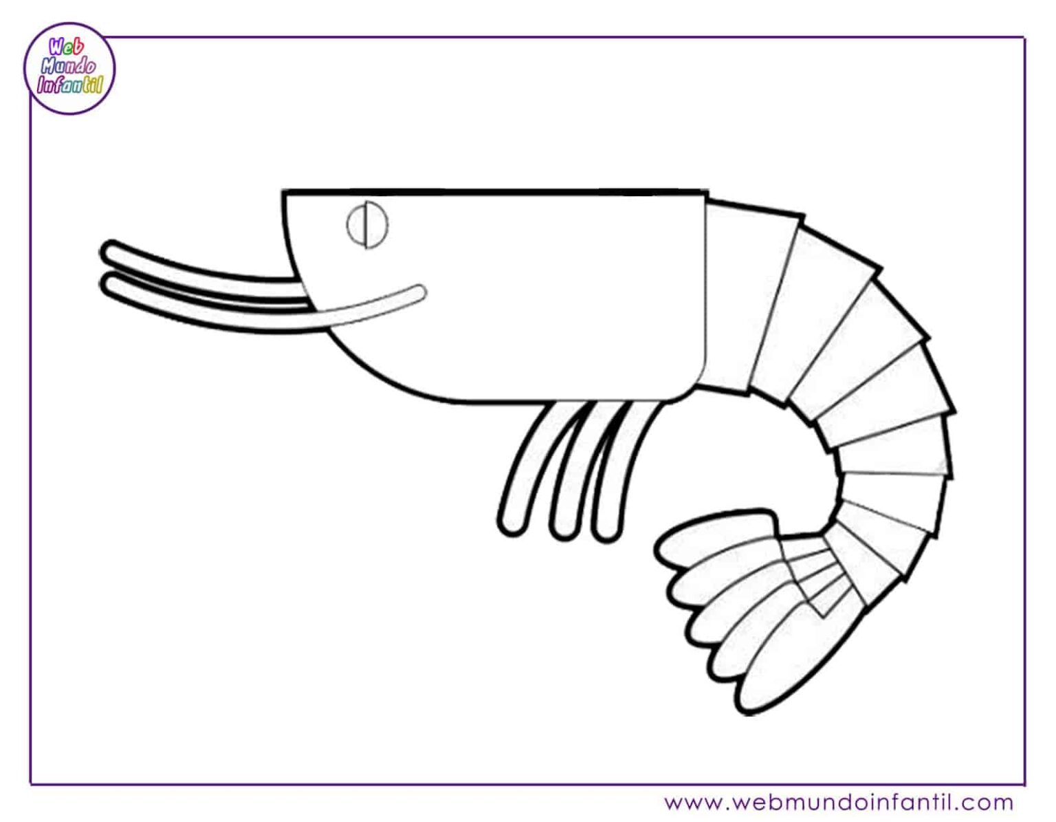 Dibujos de animales marinos para colorear e imprimir