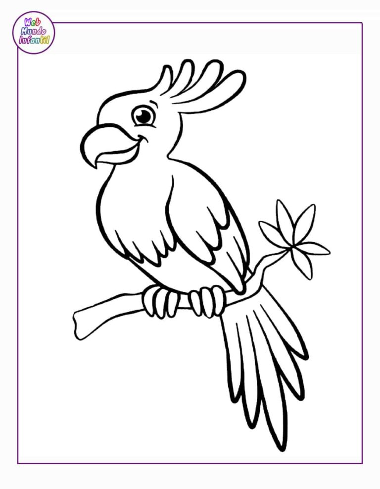 30 Dibujos de animales de la selva para colorear e imprimir