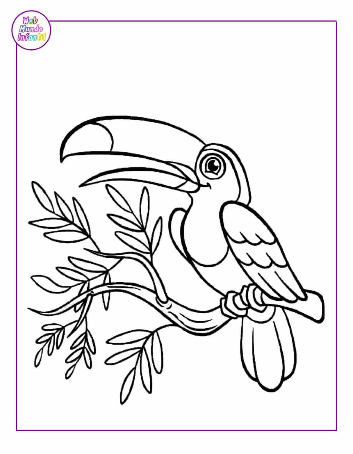 30 Dibujos de animales de la selva para colorear e imprimir