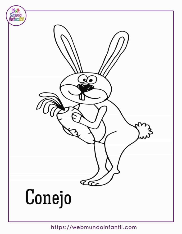 Dibujos de animales animados para colorear e imprimir