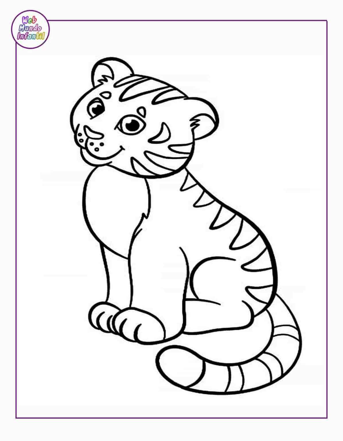 30 Dibujos de animales de la selva para colorear e imprimir