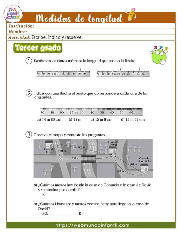 Actividades de matematica para tercer grado de primaria (PDF)