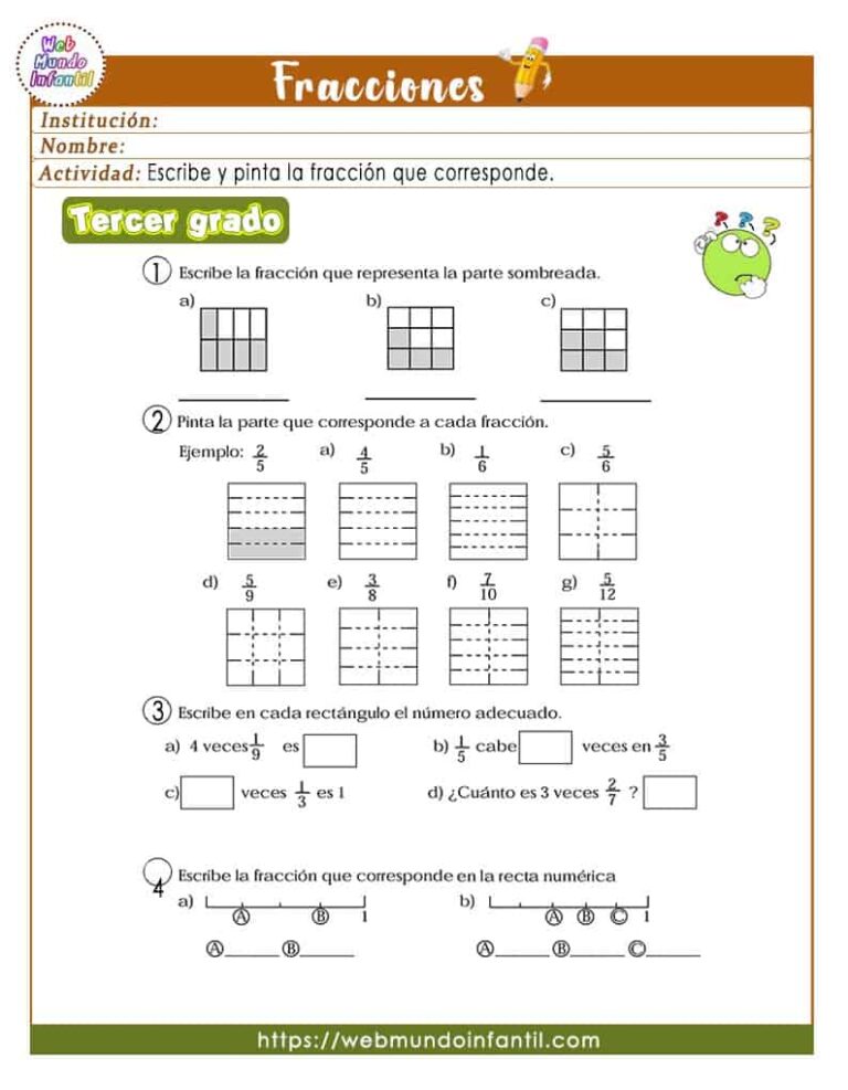 Actividades de matematica para tercer grado de primaria (PDF)