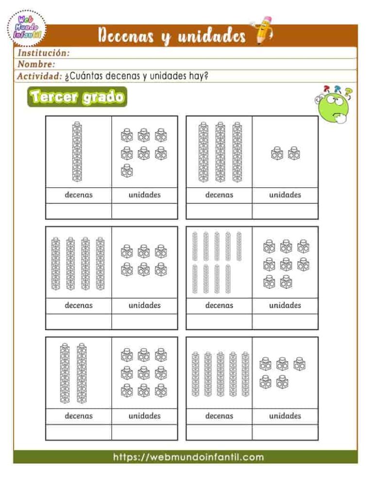 Actividades de matematica para tercer grado de primaria (PDF)