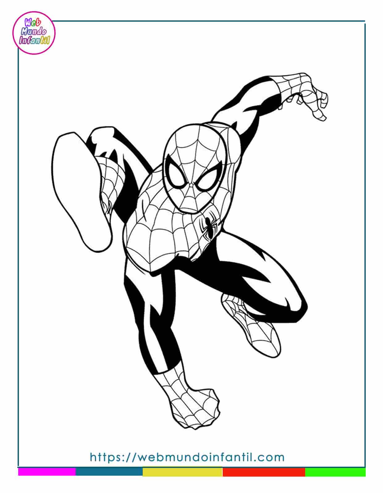 Dibujos De Spiderman Para Colorear E Imprimir En Pdf Dibujos De Spiderman Para Colorear E Imprimir En Pdf