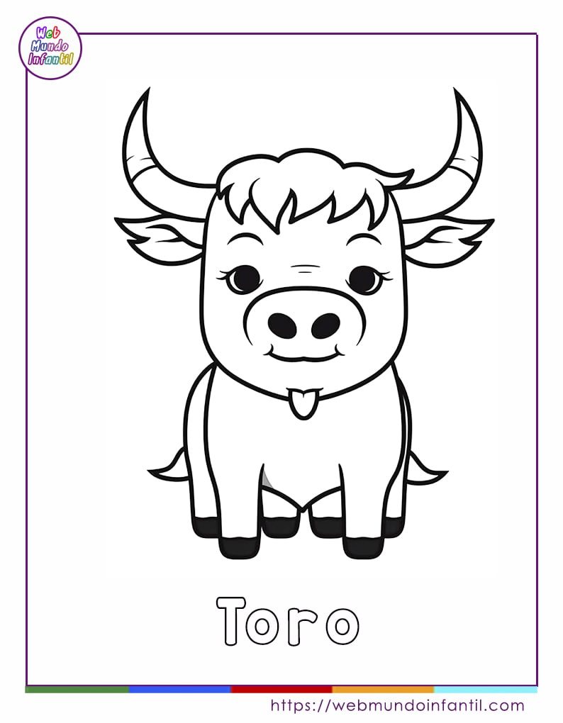 Animales de la granja para colorear para niños