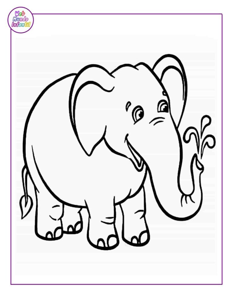30 Dibujos de animales de la selva para colorear e imprimir