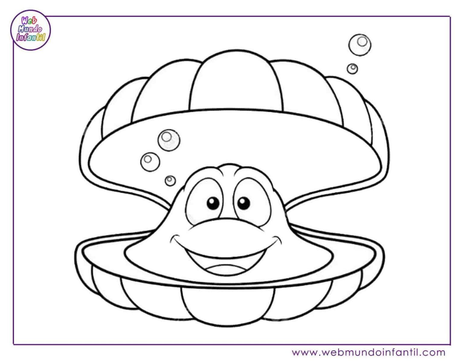 Dibujos de animales marinos para colorear e imprimir