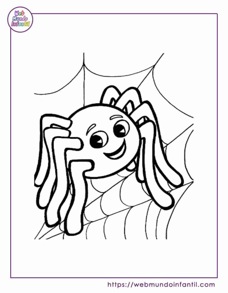 Dibujos de Arañas para colorear e imprimir gratis
