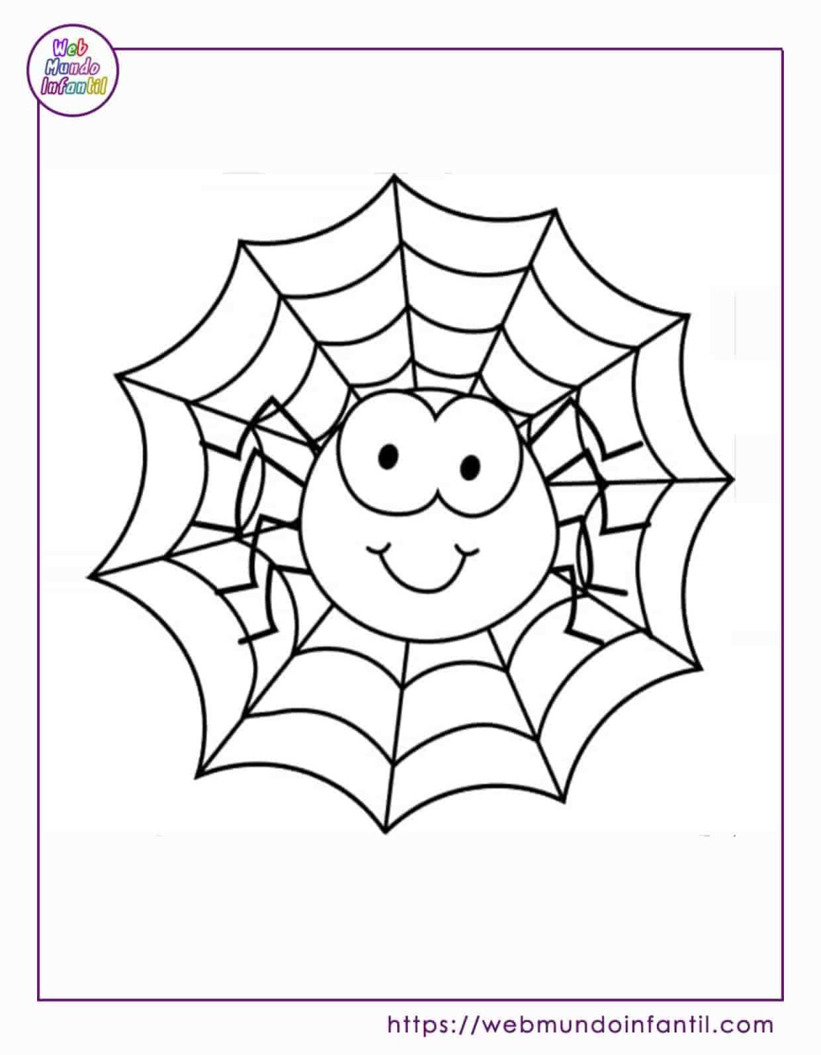 Dibujos de Arañas para colorear e imprimir gratis