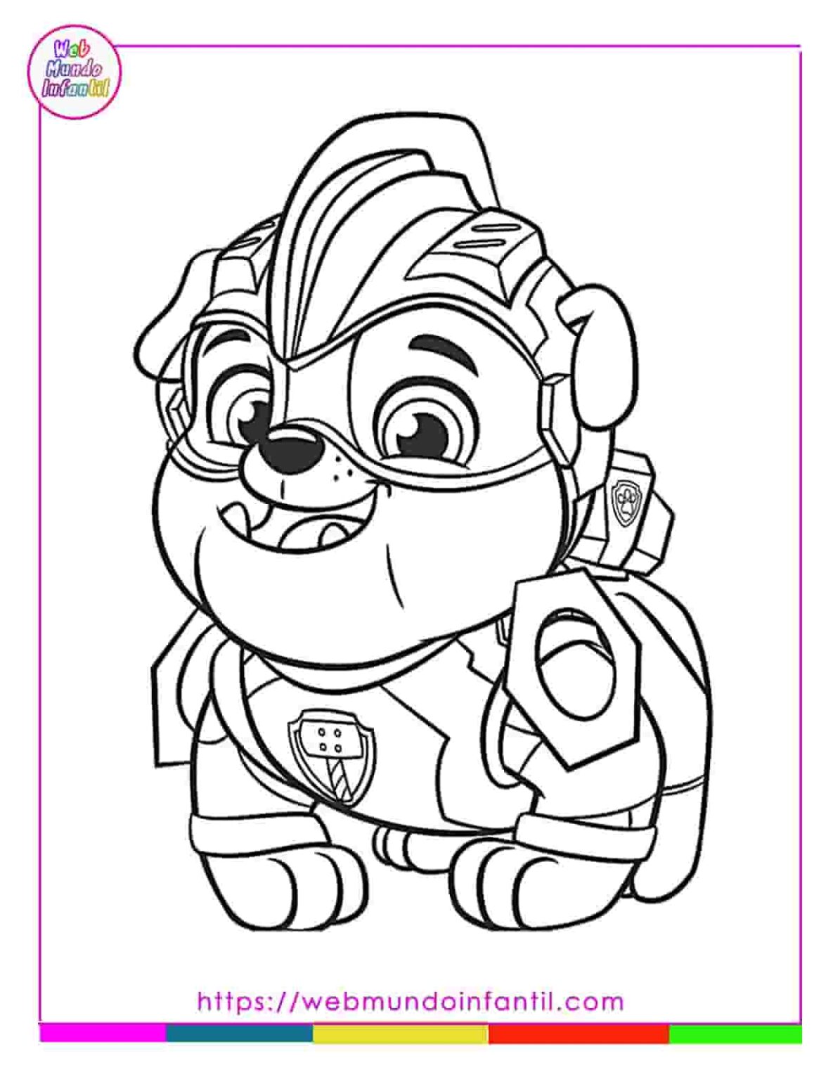 Dibujos De Paw Patrol Para Colorear Imprimir Y Pintar