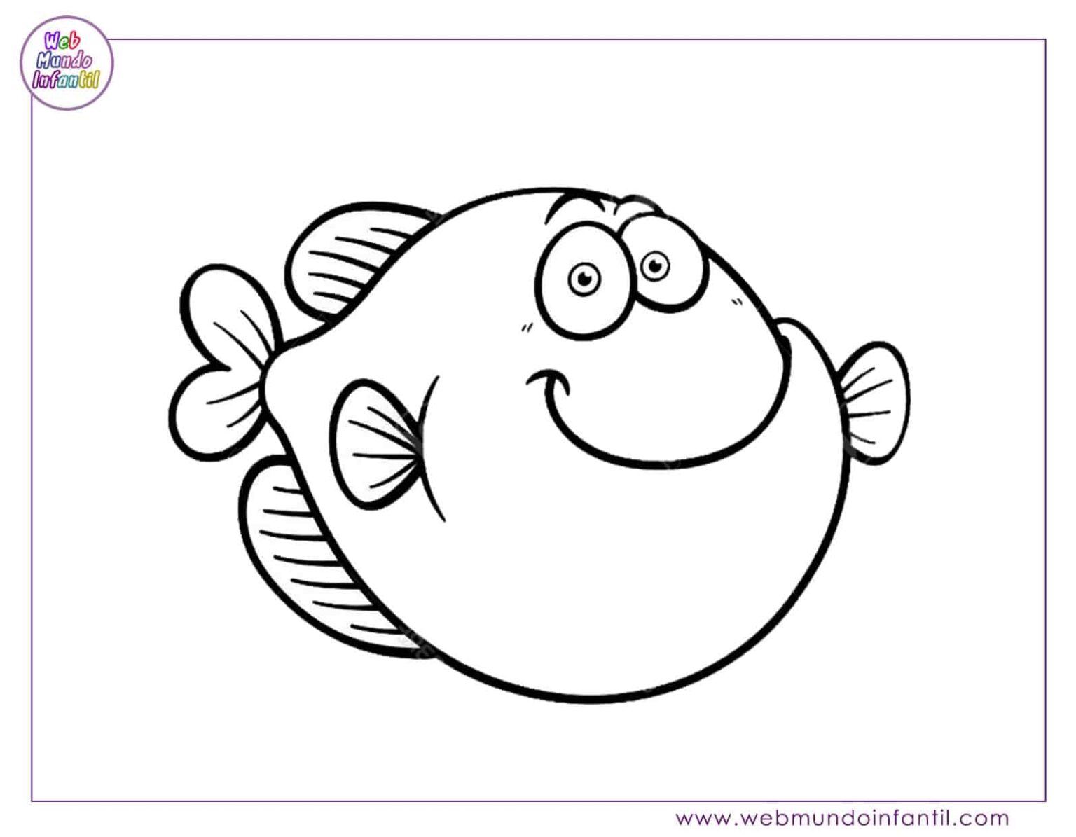 Dibujos de animales marinos para colorear e imprimir