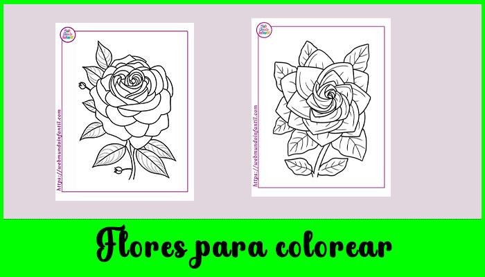 Flores para colorear: un aprendizaje para niños y adultos