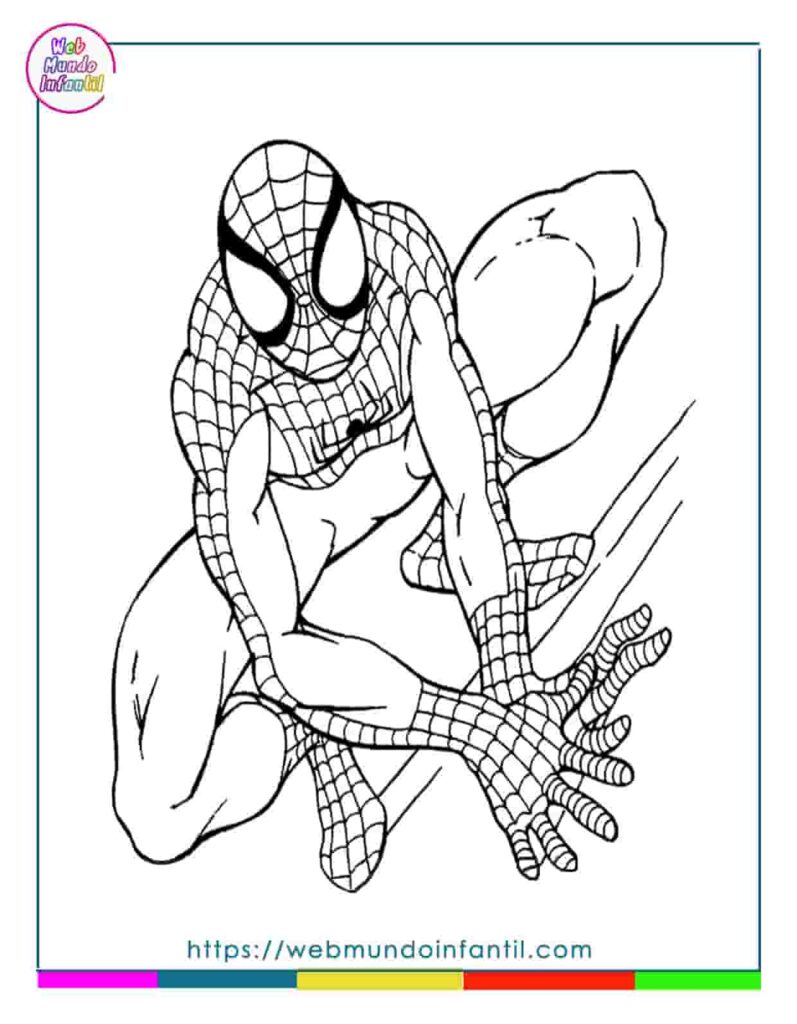 Dibujos de Spiderman para colorear