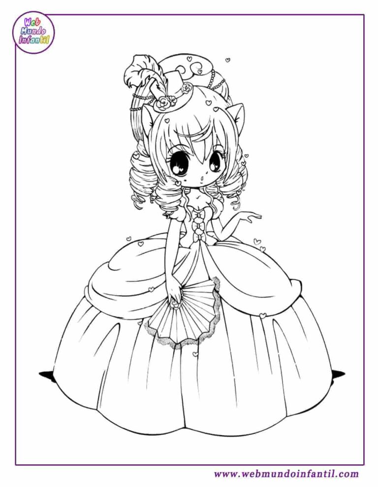 Dibujos Kawaii De Ni as Para Colorear Imprimir Y Pintar dibujos-kawaii-de-ni-as-para-colorear-imprimir-y-pintar