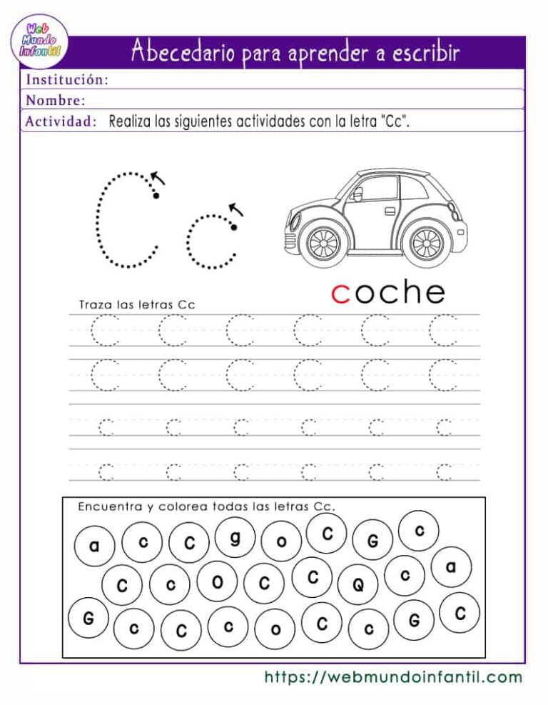 Abecedario Para Aprender A Escribir Para Ni os