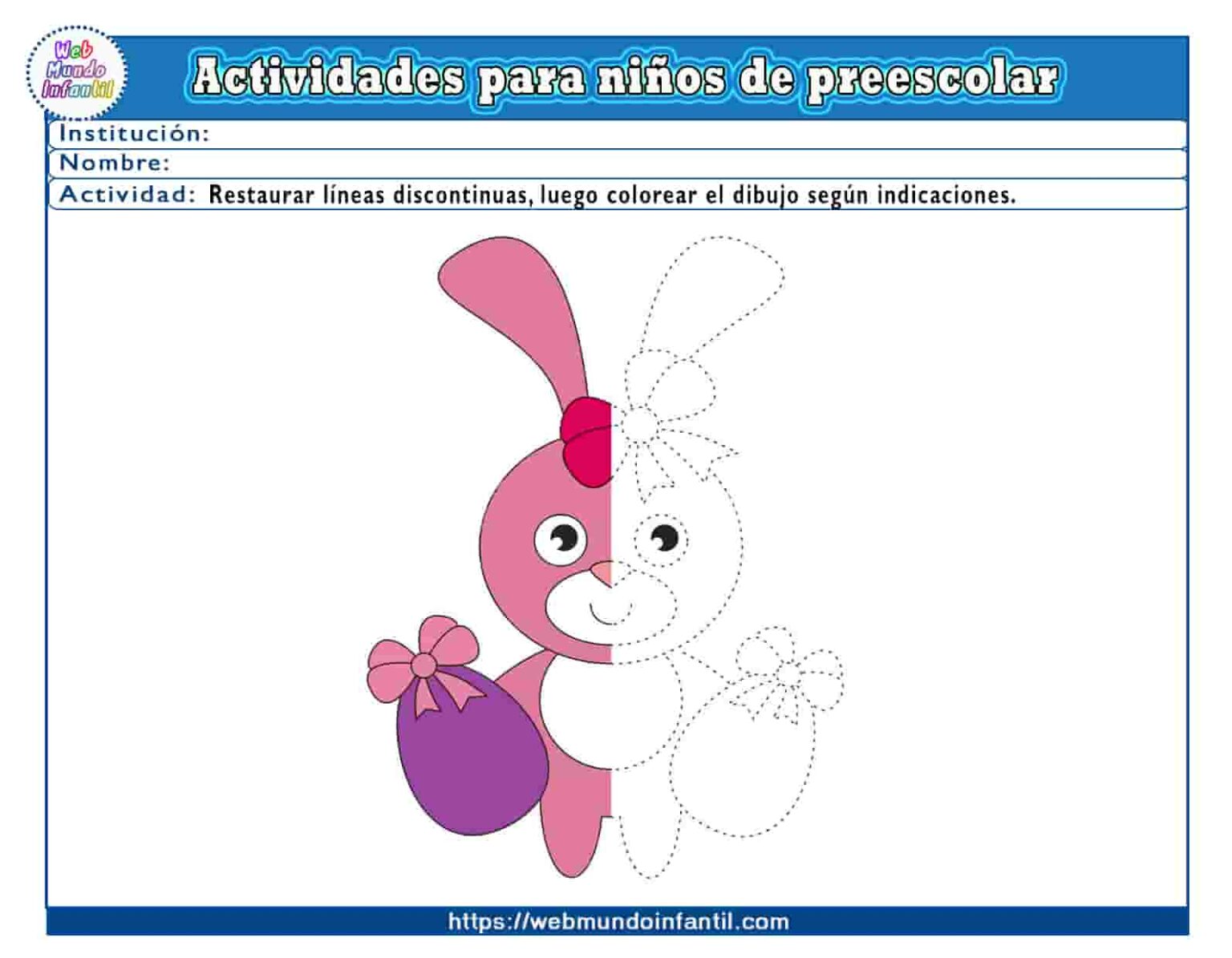 Actividades para niños de preescolar - Web Mundo Infantil
