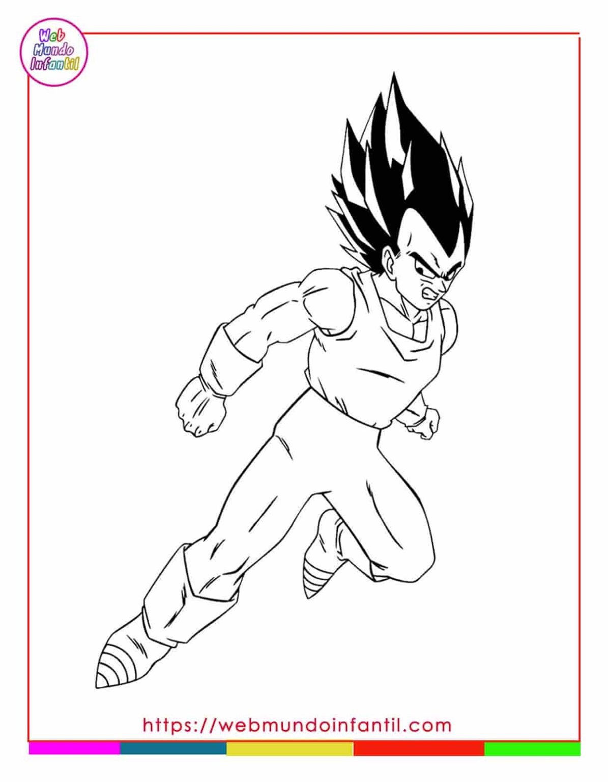 Dibujos De Goku Para Colorear Para Imprimir y Pintar
