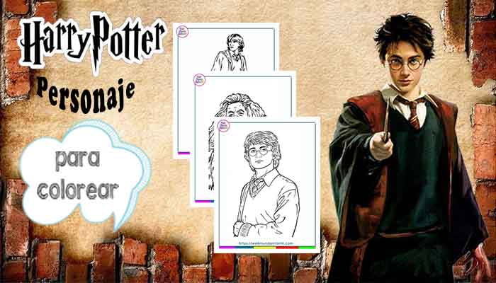 Dibujos de Harry Potter para colorear