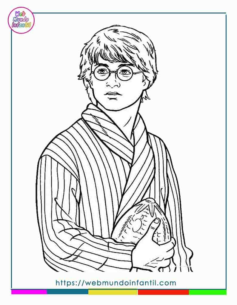 Harry Potter para colorear e imprimir