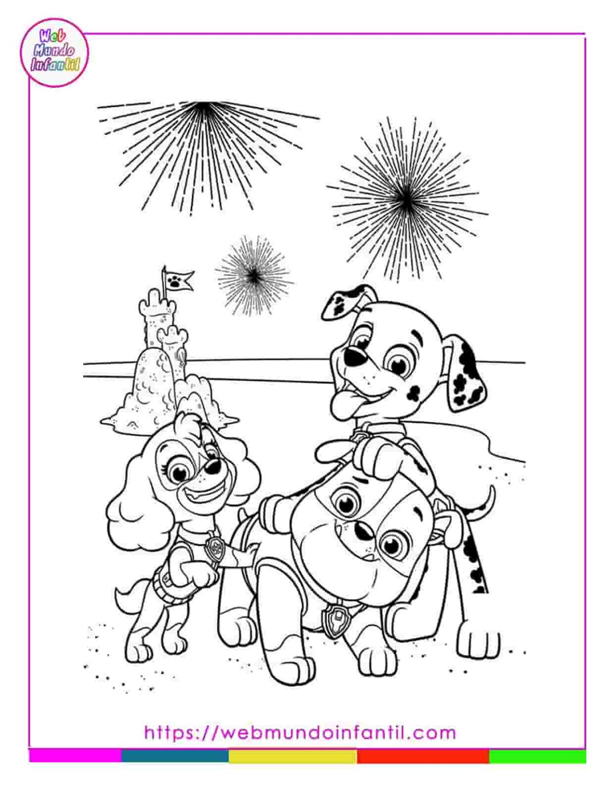 Dibujos de paw patrol para colorear [Imprimir y Pintar]