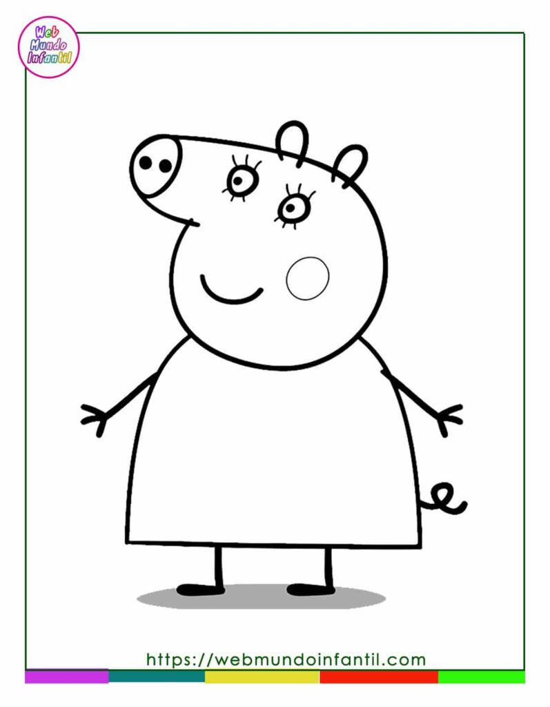 Dibujos De Peppa Pig Para Colorear Imprimir Y Pintar 