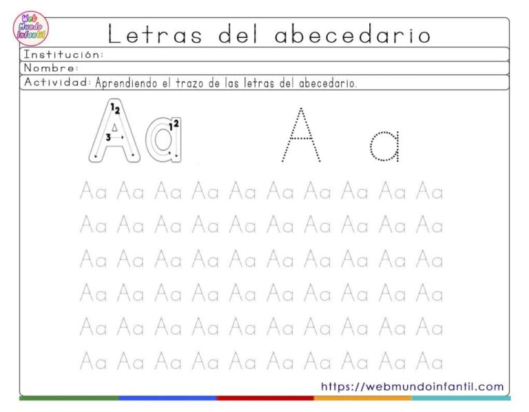 Unir Puntos Con Letras Del Abecedario